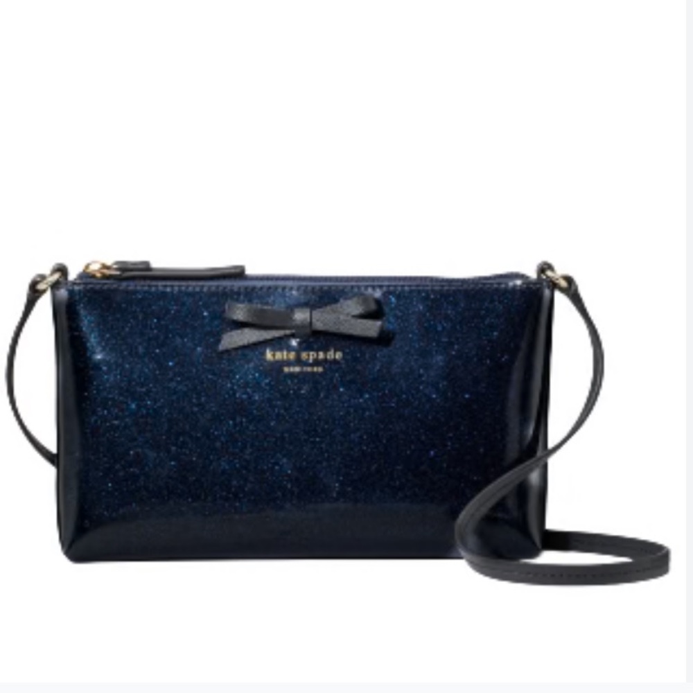 Kate Spade Sparkling Midnight Blue Crossbody Bag
